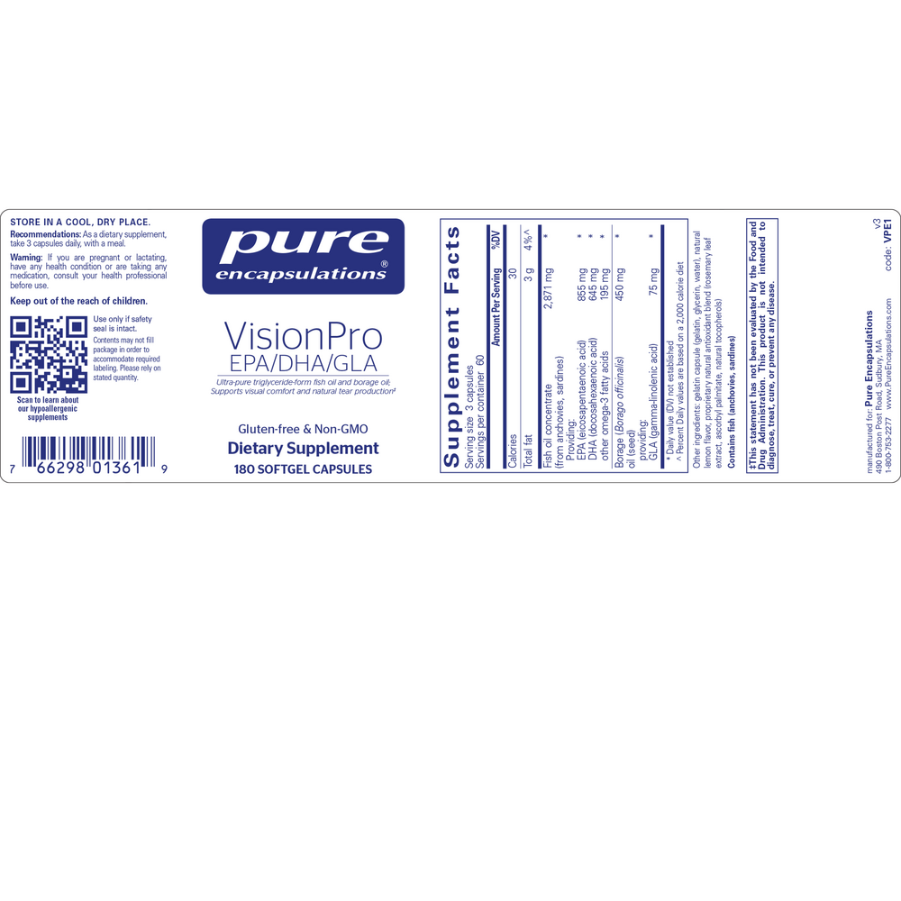 VisionPro EPA/DHA/GLA*
