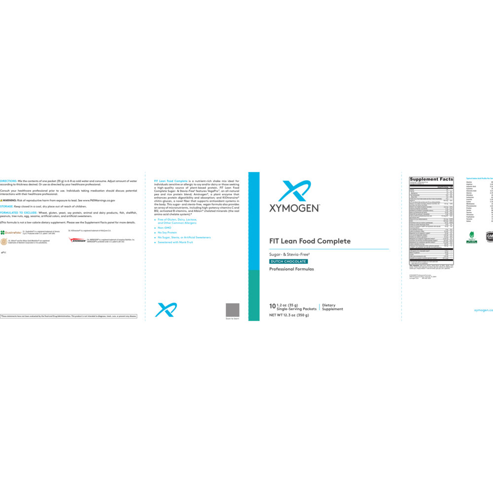 FIT Food Lean Complete - Dutch Chocolate