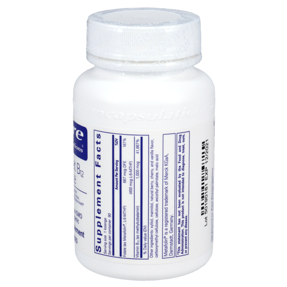 PureMelt B12 Folate Lozenges