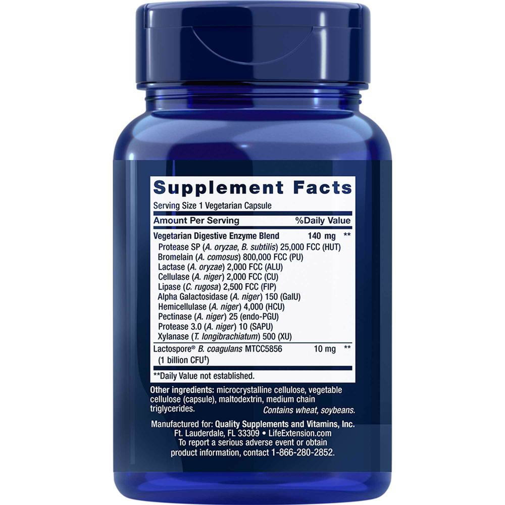Enhanced Super Digestive Enzymes w/Probiotics