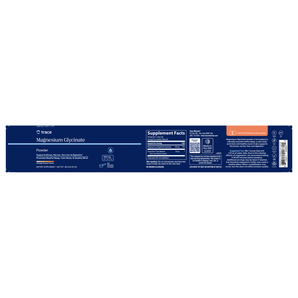 Magnesium Glycinate Powder Orange