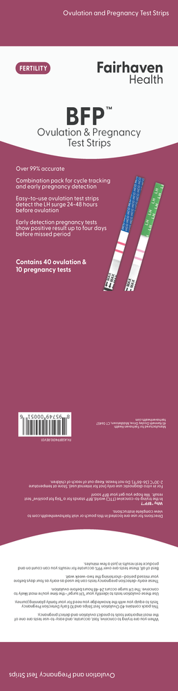 BFP Ovulation and Pregnancy Test Strips Combo Pack