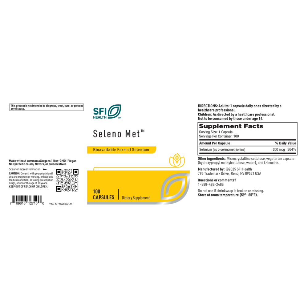 Seleno Met (Selenium) 200mcg
