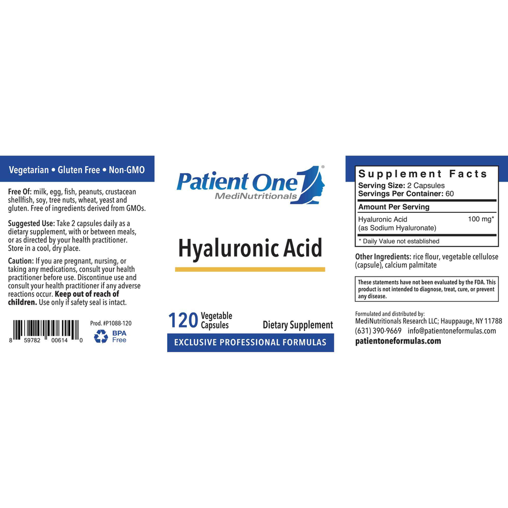 Hyaluronic Acid 100mg