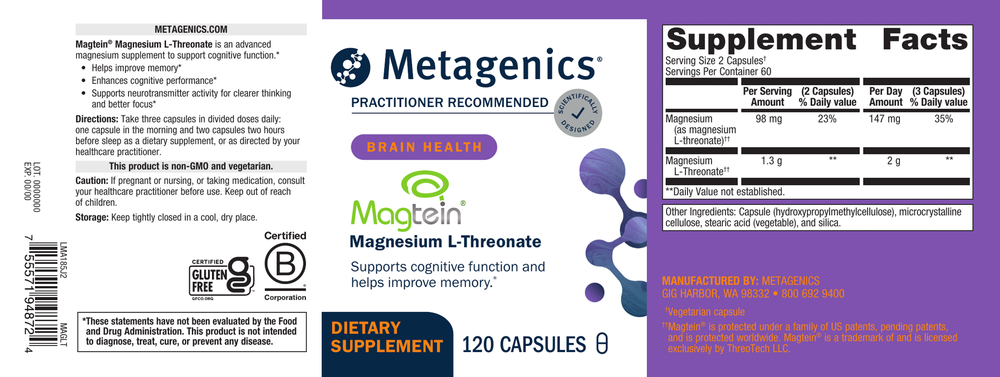 Magtein Magnesium L-Threonate