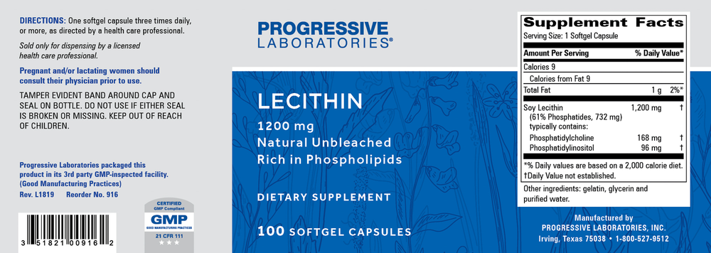 Lecithin 1200mg