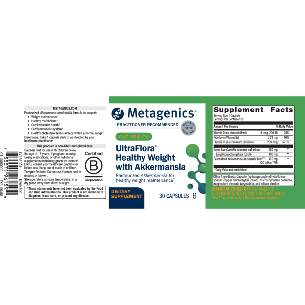 UltraFlora Healthy Weight with Akkermansia
