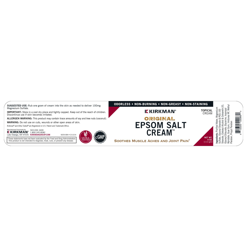 Original Epsom Salt Cream