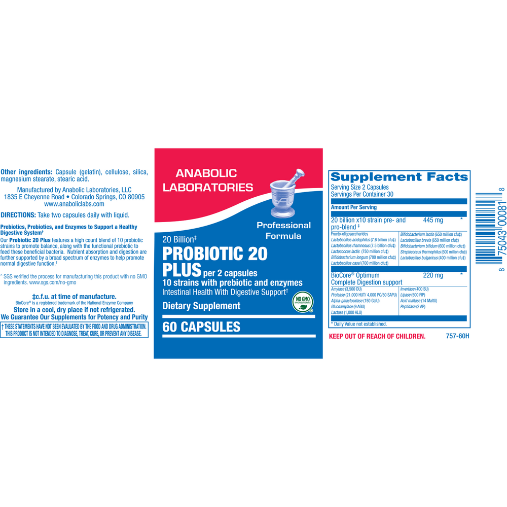 Probiotic 20 Plus