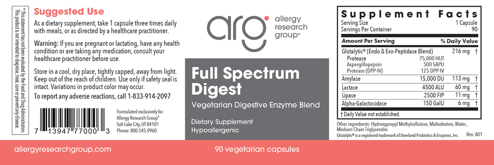 Full Spectrum Digest with Glutalytic