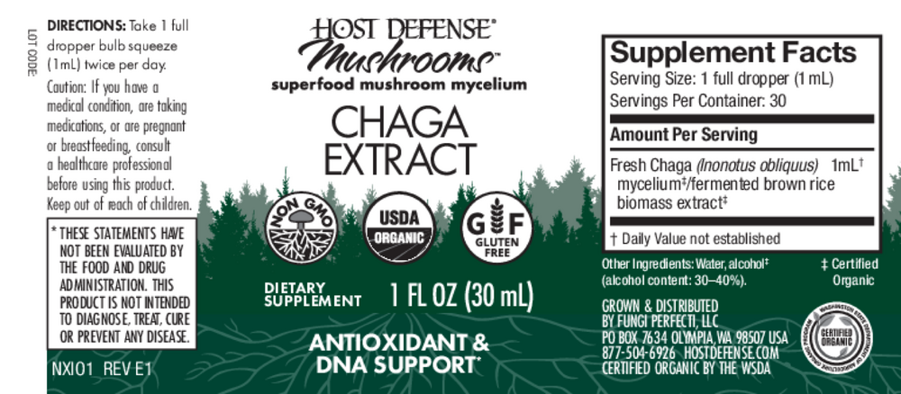 Chaga Extract (Inonotus obliquus)