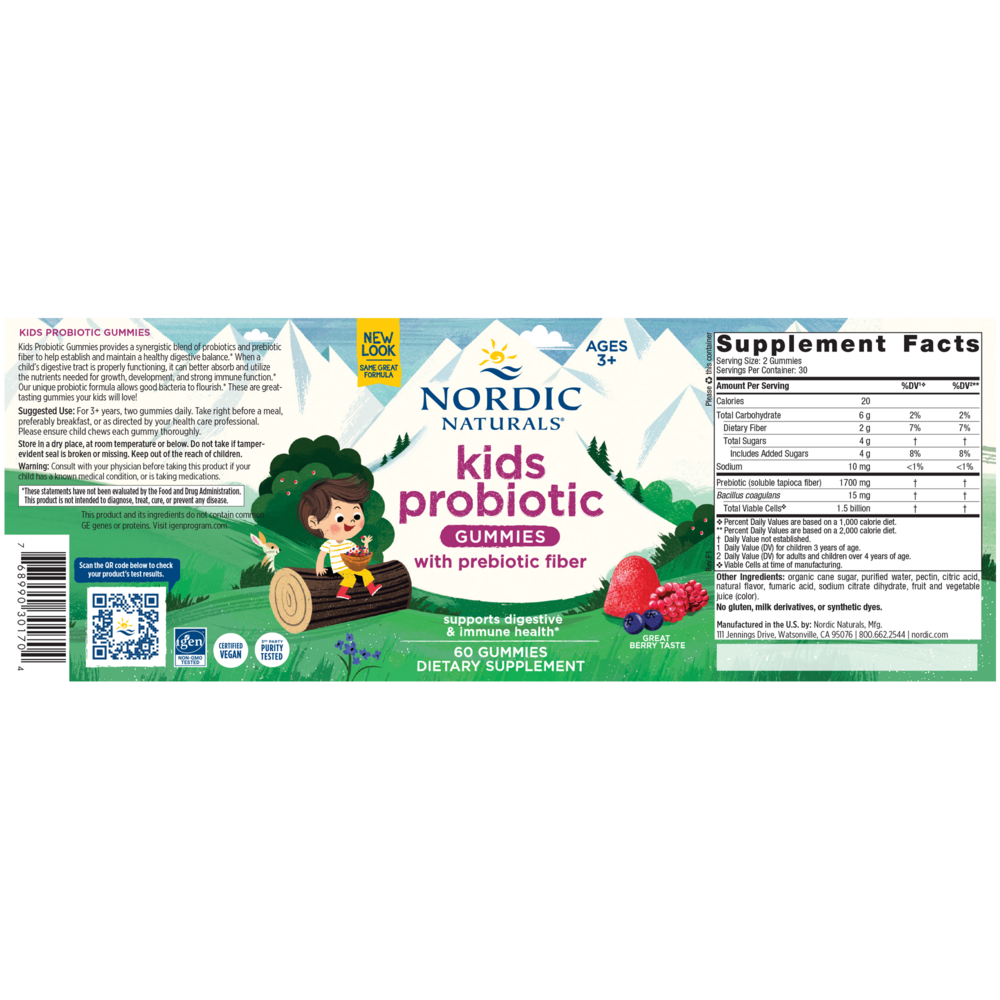 Kids Nordic Flora™ Probiotic Gummies