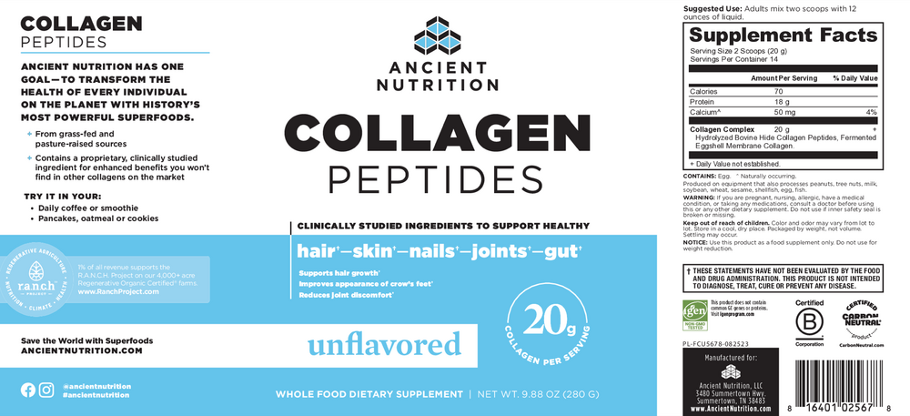 Collagen Peptides - Unflavored