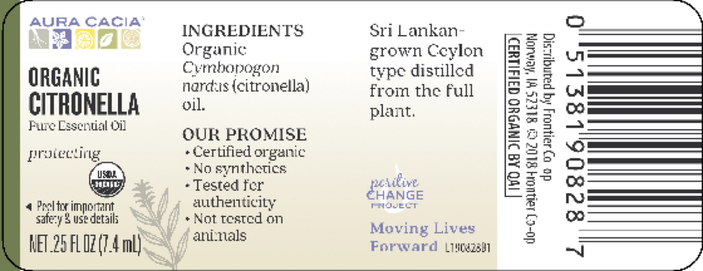 Citronella Organic Essential Oil