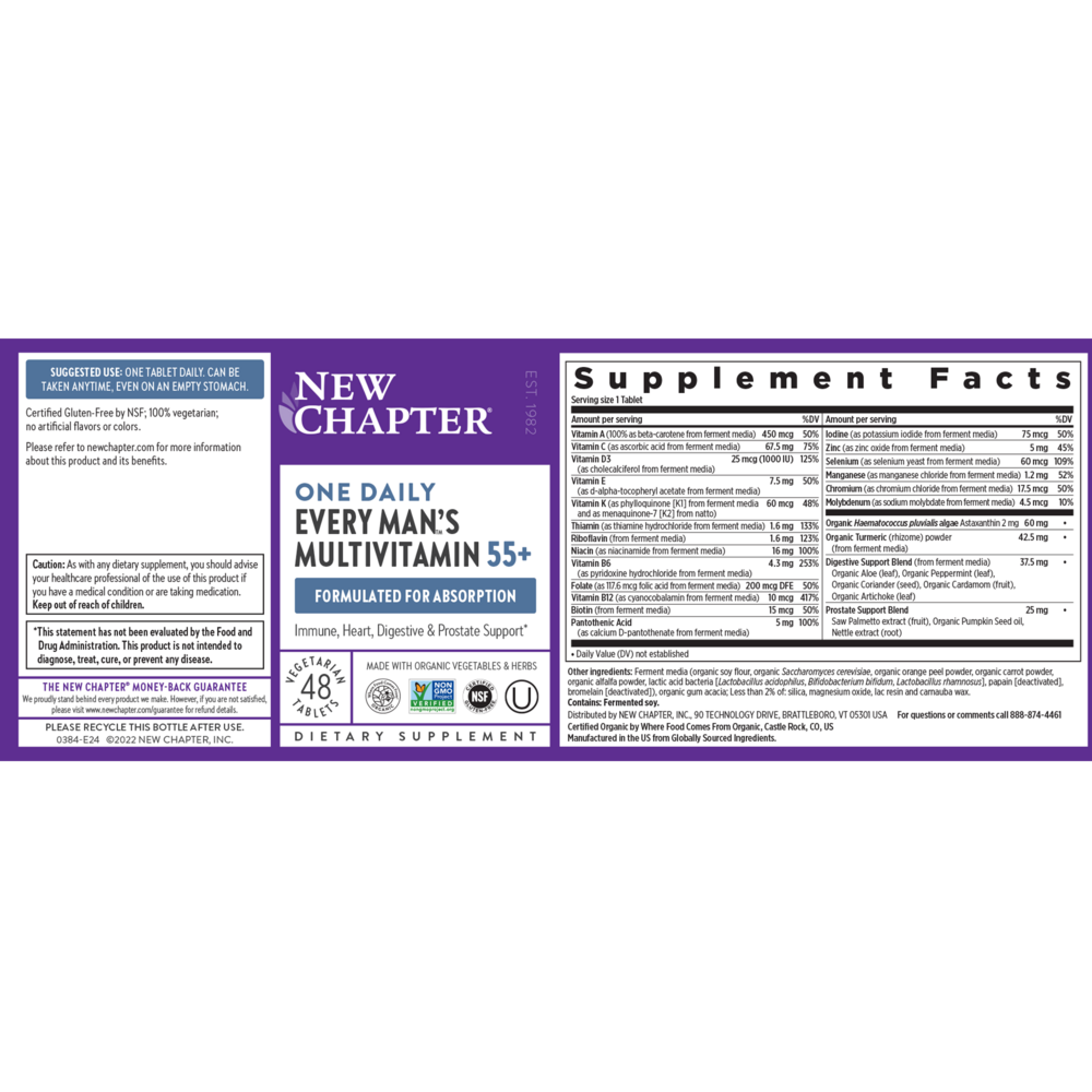 Every Man's One Daily 55+