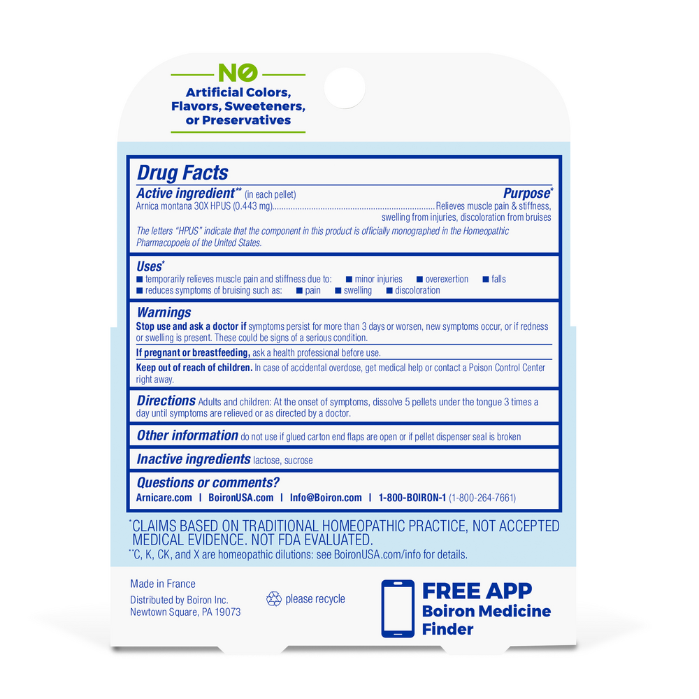 Arnica 30x Bonus Care Pack