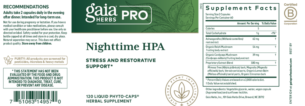 Nighttime HPA