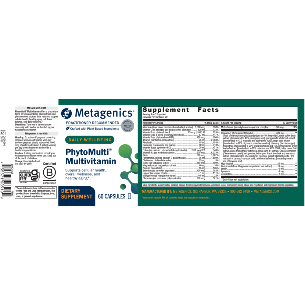 PhytoMulti® Multivitamin Capsules