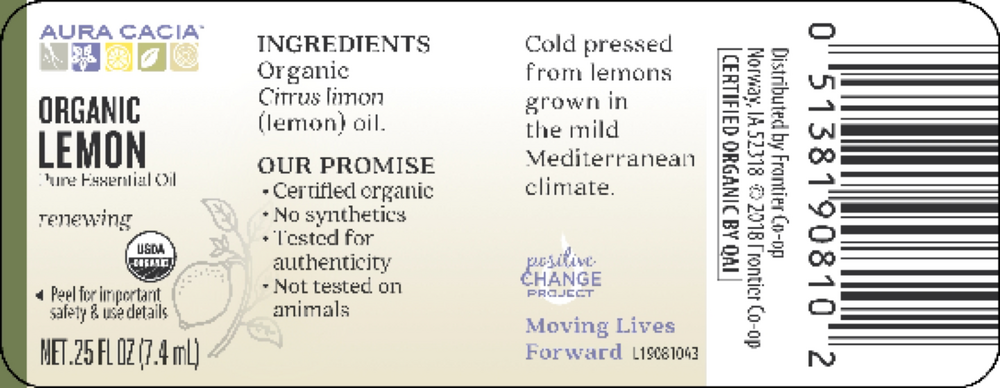 Lemon Organic Essential Oil