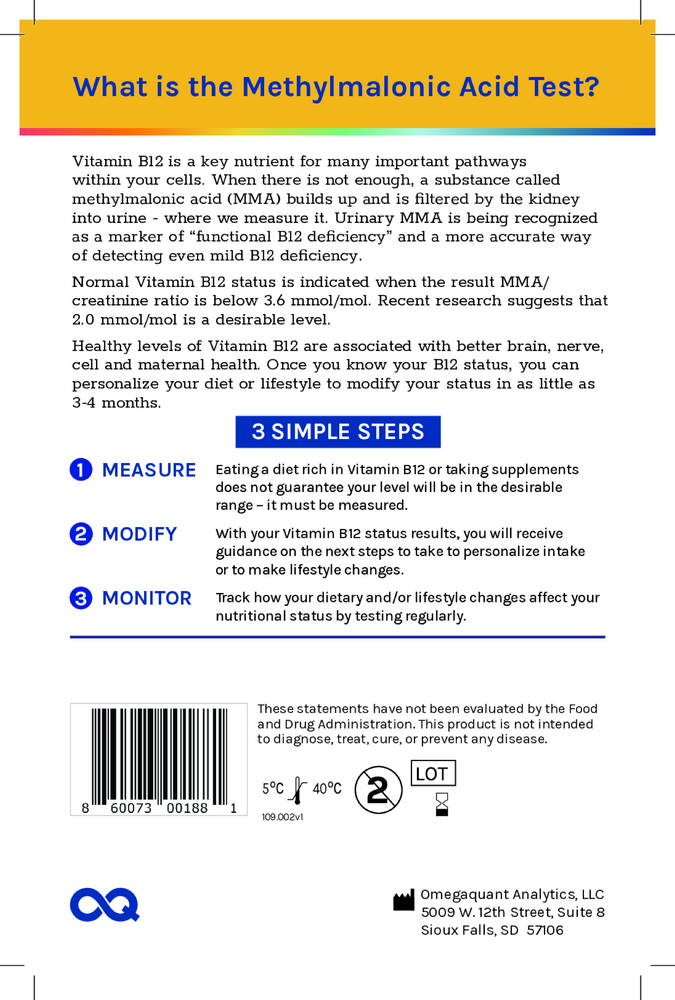 Methylmalonic Acid Test