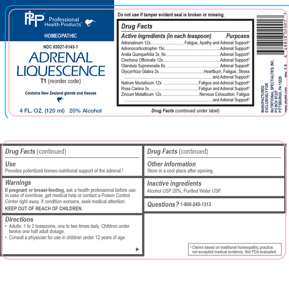 Adrenal Liquescence