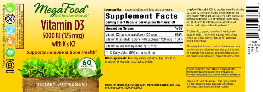 Vitamin D3 5000 IU