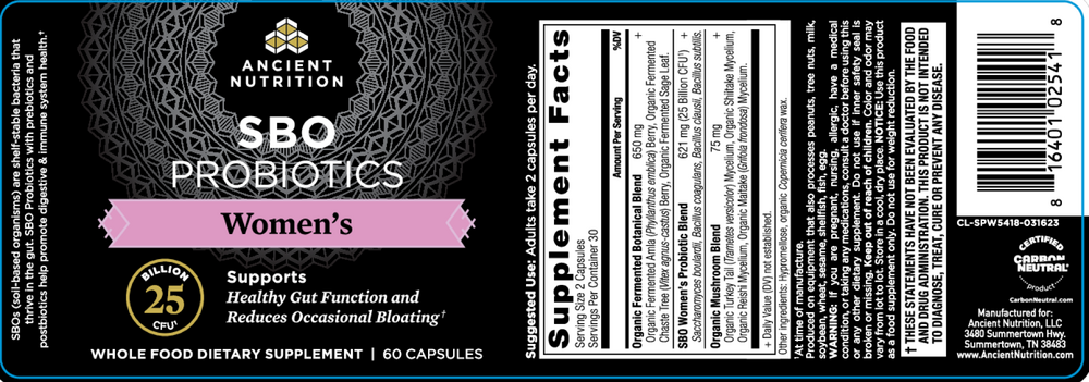 SBO Probiotic Women's