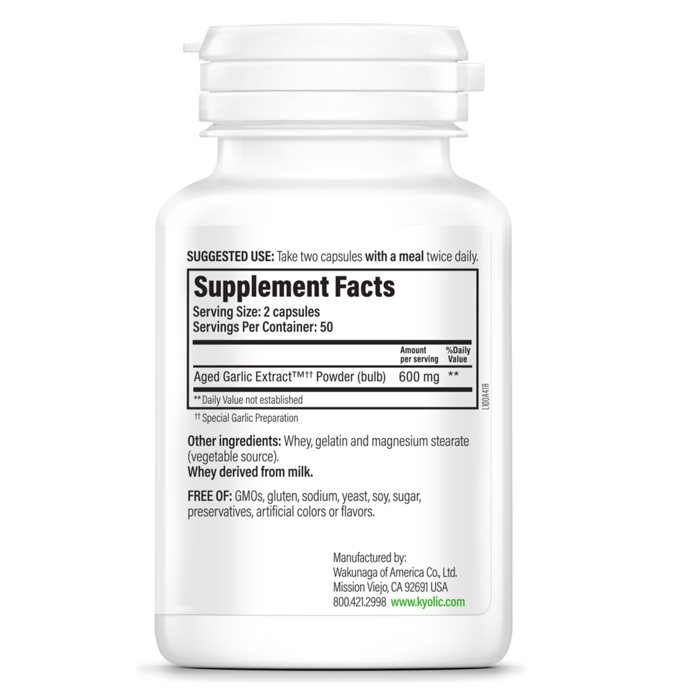 Kyolic Aged Garlic Extract Cardiovascular Formula 100