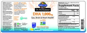 Dr. Formulated DHA 1000mg