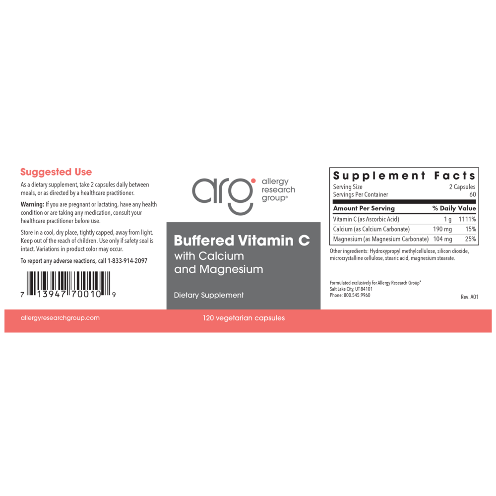 Buffered Vitamin C Capsules