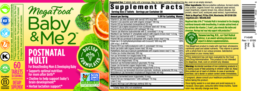 Baby & Me 2 Postnatal Multi