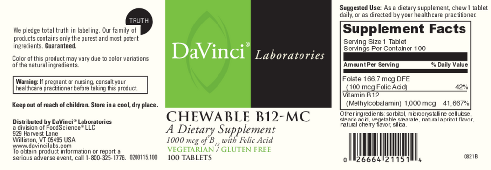 Chewable B12 MC