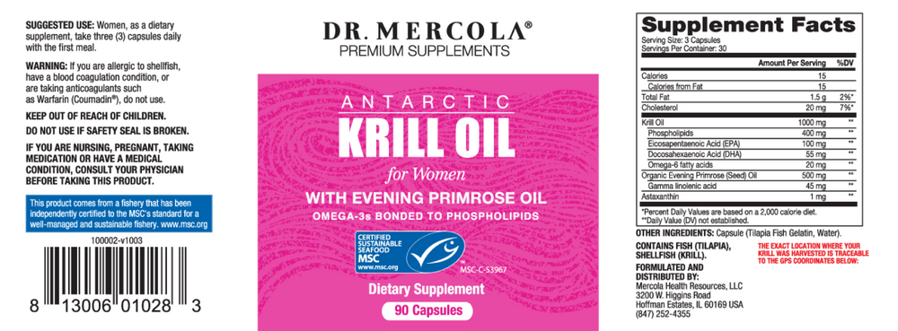 Krill Oil for Women with EPO