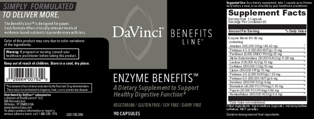 Enzyme Benefits