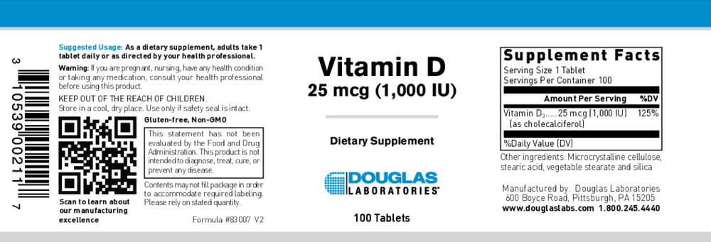 Vitamin D 1000 IU