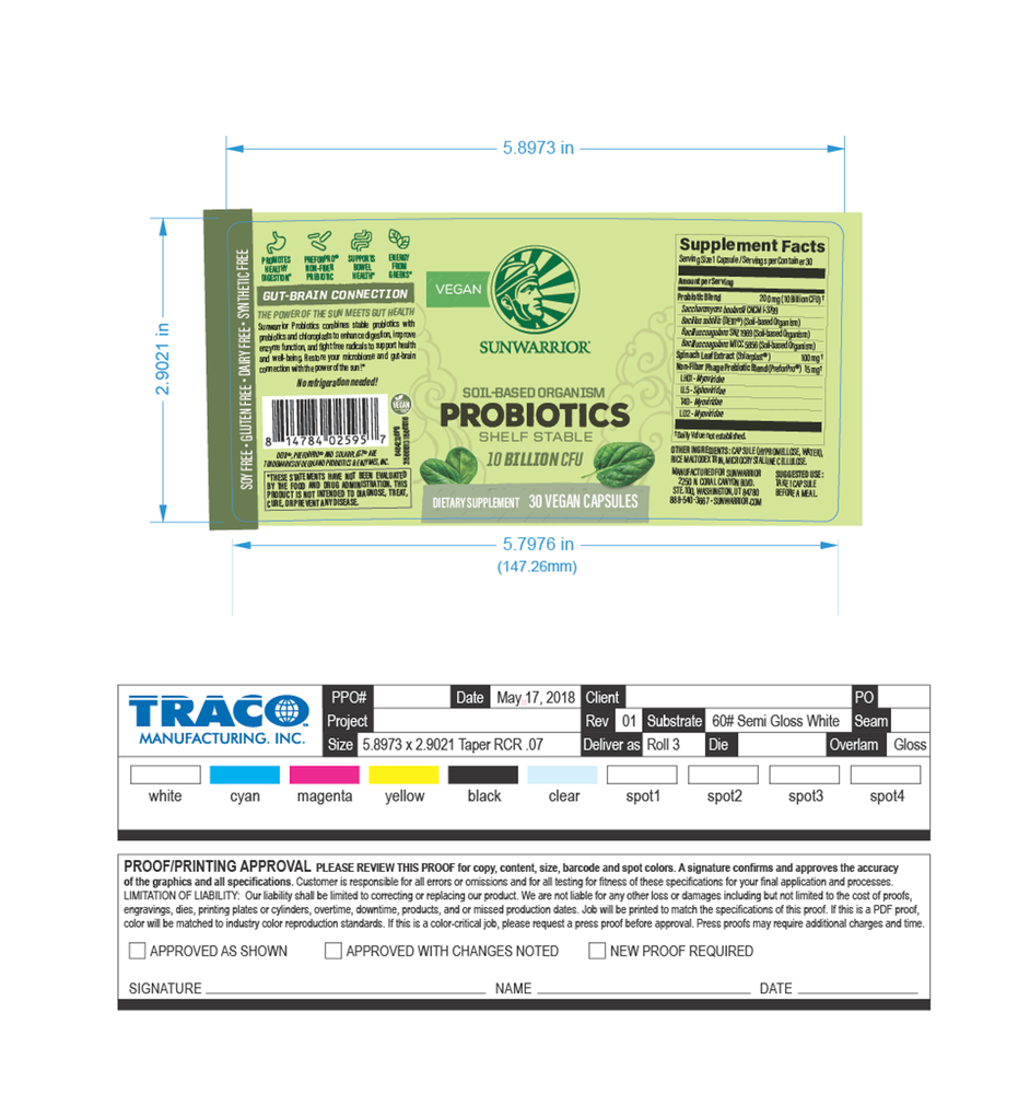 Sunwarrior Soil-Based Probiotics