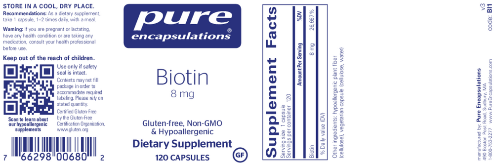 Biotin 8mg