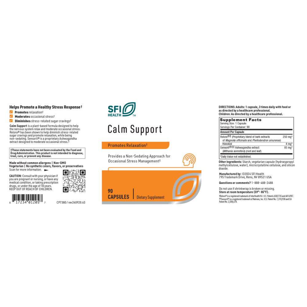 Calm Support (Cortisol Management)