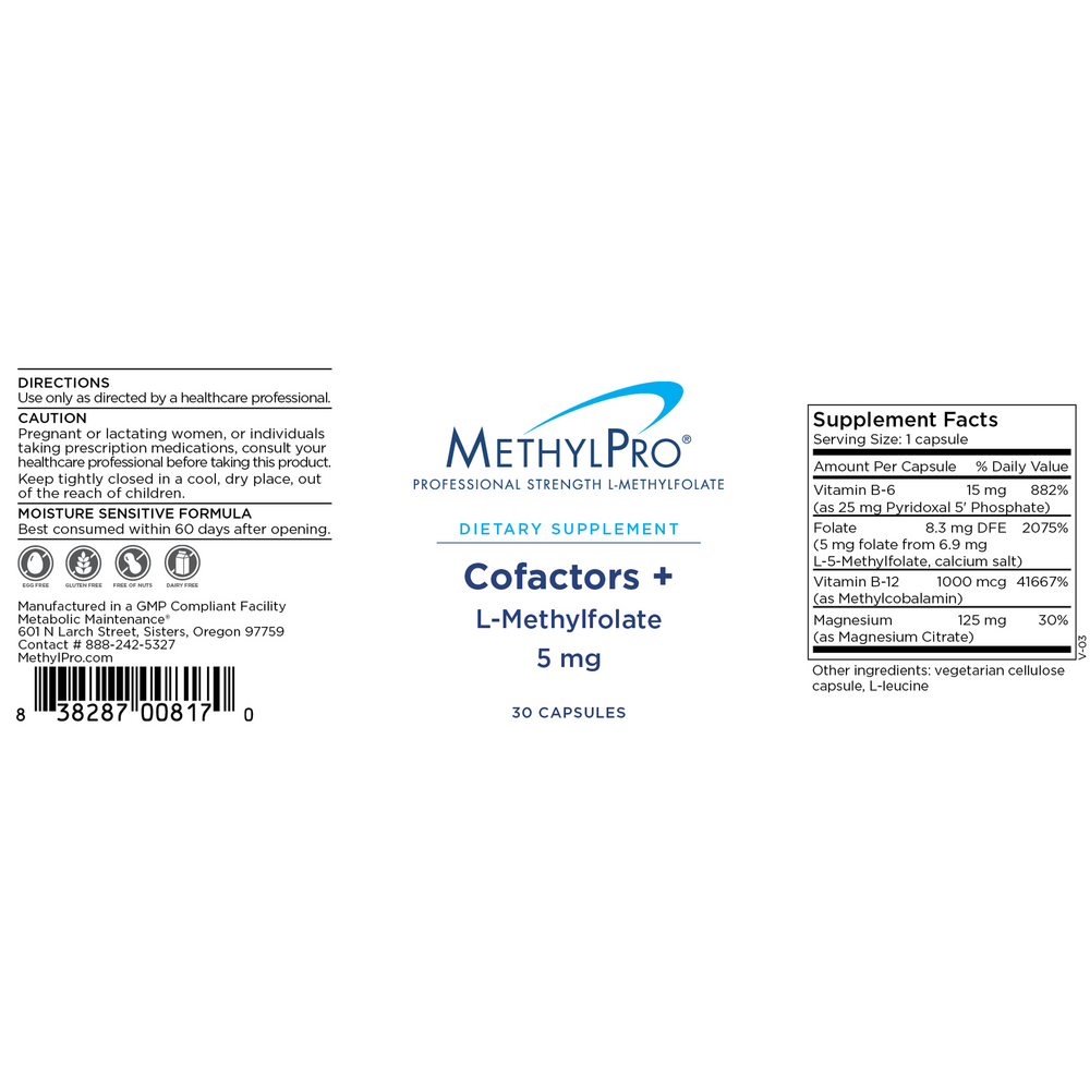 L-Methylfolate 5 mg + Cofactors