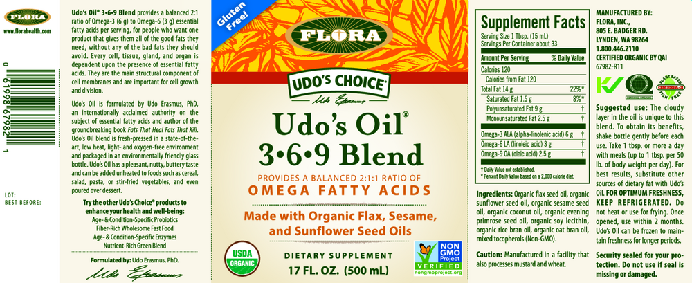 Udo's Choice Oil Blend 3.6.9