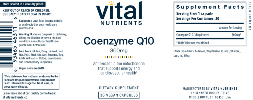 CoEnzyme Q10 300mg