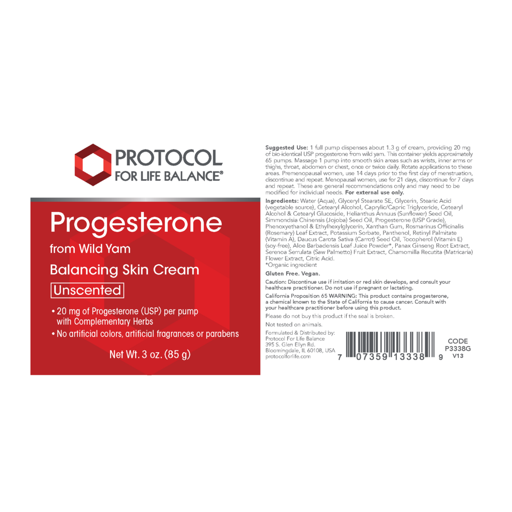 Progesterone from Wild Yam