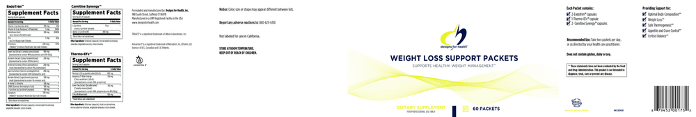 Weight Loss Support Packets