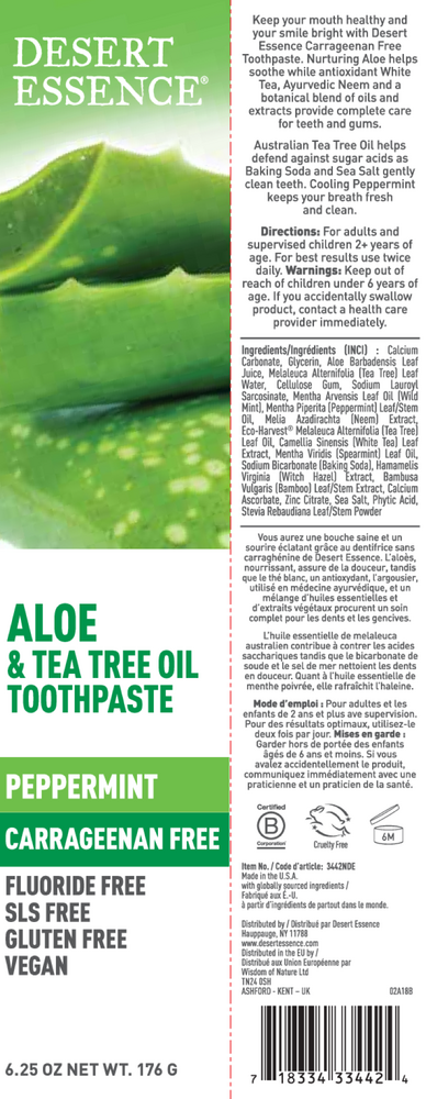 Aloe & Tea Tree Oil Carrageenan Free Too