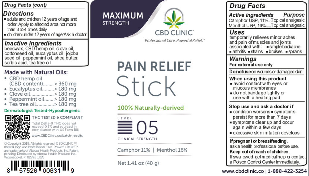 Level 5 - Pain Relief Stick