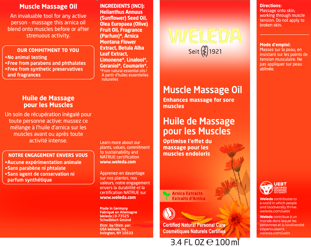 Muscle Massage Oil - Arnica