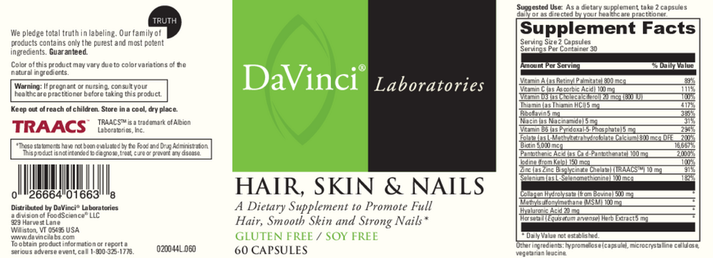 Hair, Skin & Nails