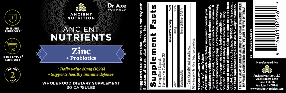 Zinc + Probiotics