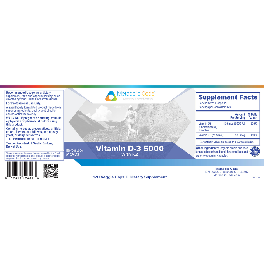 Vitamin D3 with K2