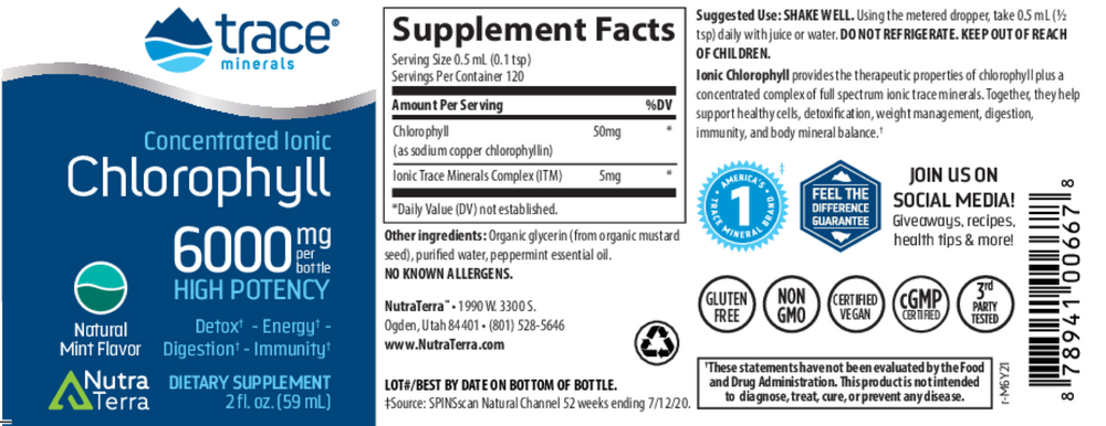 Ionic Chlorophyll 6000mg